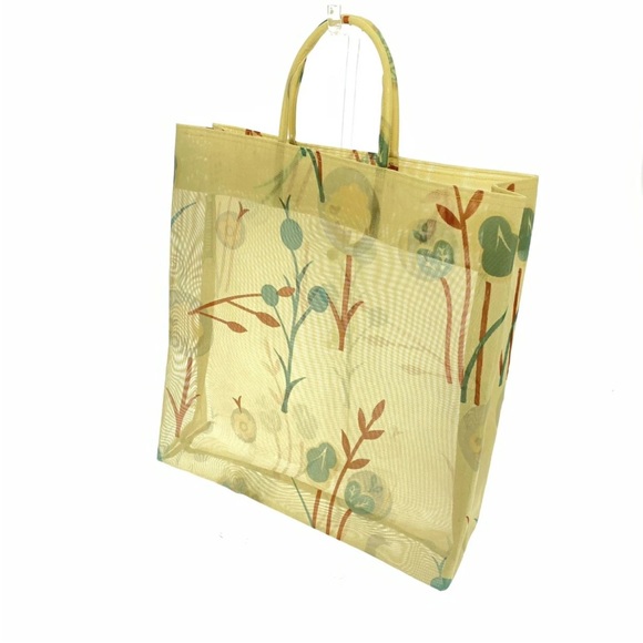 Miu Miu Cream Floral Tote Bag - Picture 3 of 7